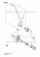 KICK STARTER for Suzuki RM-Z 250 2007