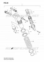 REAR DAMPER for Suzuki RM-Z 250 2007