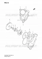 WATER PUMP for Suzuki RM-Z 250 2007