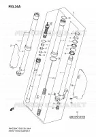 FRONT FORK (MODEL K8/K9) for Suzuki RM-Z 250 2009