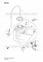 FUEL TANK for Suzuki RM-Z 250 2009