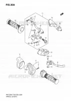 GRIPS & LEVERS (MODEL K8/K9) for Suzuki RM-Z 250 2009