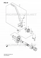 KICK STARTER for Suzuki RM-Z 250 2009