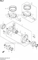 CRANKSHAFT for Suzuki RM-Z 250 2012
