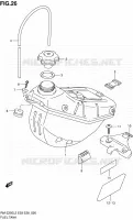 FUEL TANK for Suzuki RM-Z 250 2012