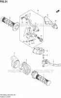 HANDGRIPS   LEVERS  for Suzuki RM-Z 250 2012