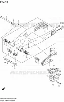 SWINGARM for Suzuki RM-Z 250 2012