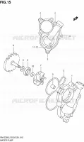 WATER PUMP for Suzuki RM-Z 250 2012