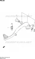 BRAKE PEDAL for Suzuki RM-Z 250 2013