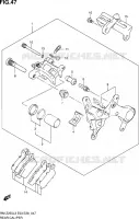 REAR CALIPER for Suzuki RM-Z 250 2013