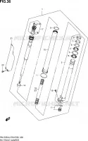 RIGHT FRONT FORK LEG for Suzuki RM-Z 250 2013