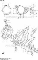 CRACKCASE COVER for Suzuki RM-Z 250 2014