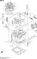 CYLINDER HEAD for Suzuki RM-Z 250 2014