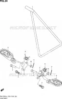FOOTREST for Suzuki RM-Z 250 2014