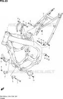FRAME for Suzuki RM-Z 250 2014