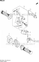 HANDGRIPS   LEVERS  for Suzuki RM-Z 250 2014