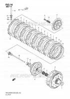 CLUTCH for Suzuki RM-Z 450 2005