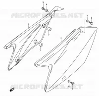 FAIRING for Suzuki RM-Z 450 2005
