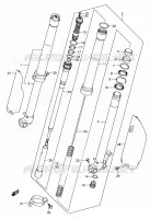 FRONT FORK (MODELE K5) for Suzuki RM-Z 450 2005