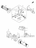 HANDLE GLIP   LEVER (MODELE K5) for Suzuki RM-Z 450 2005