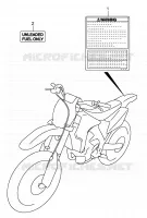 LABEL for Suzuki RM-Z 450 2005