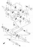 SHOCK ABSORBER LINKAGE for Suzuki RM-Z 450 2005