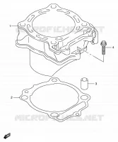 CYLINDER for Suzuki RM-Z 450 2007