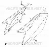 FAIRING for Suzuki RM-Z 450 2007