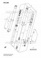 FRONT FORK (MODEL K7) for Suzuki RM-Z 450 2007