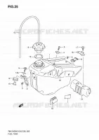 FUEL TANK for Suzuki RM-Z 450 2007