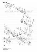 GEAR SHIFTING ASSY for Suzuki RM-Z 450 2007