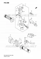 GRIPS & LEVERS (MODEL K7) for Suzuki RM-Z 450 2007