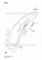 REAR FEDNER for Suzuki RM-Z 450 2007