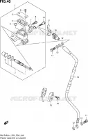 FR. MASTER CYLINDER for Suzuki RM-Z 450 2014