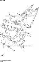 FRAME for Suzuki RM-Z 450 2014