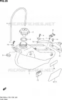 FUEL TANK for Suzuki RM-Z 450 2014