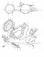 CRANKCASE COVER   WATER PUMP for Suzuki RM 250 2002