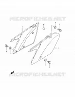 FAIRING  (MODELE K2) for Suzuki RM 250 2002