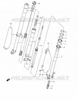 FRONT FORK (MODELE K2) for Suzuki RM 250 2002
