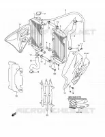RADIATOR for Suzuki RM 250 2002