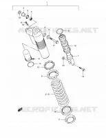 REAR DAMPER for Suzuki RM 250 2002