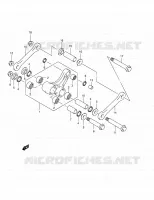 REAR SHOCK ASSY (MODELE K2) for Suzuki RM 250 2002