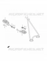 STAND   FOOTREST for Suzuki RM 250 2002
