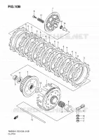 CLUTCH (MODELE K6) for Suzuki RM 250 2006