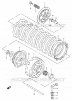 CLUTCH for Suzuki RM 250 2000