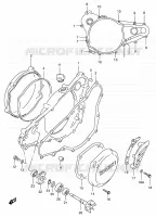 CRANKCASE COVER   WATER PUMP for Suzuki RM 250 2000