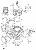 CYLINDER (MODELE Y) for Suzuki RM 250 2000