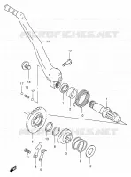 KICK STARTER for Suzuki RM 250 2000