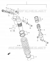SHOCK ABSORBER (MODELE Y) for Suzuki RM 250 2000