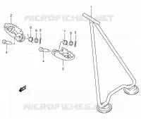 STAND   FOOTREST for Suzuki RM 250 2000